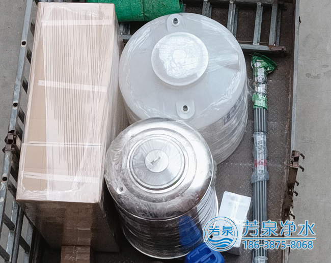 1000L/h全不锈钢单级反渗透纯净水设备发往陕西