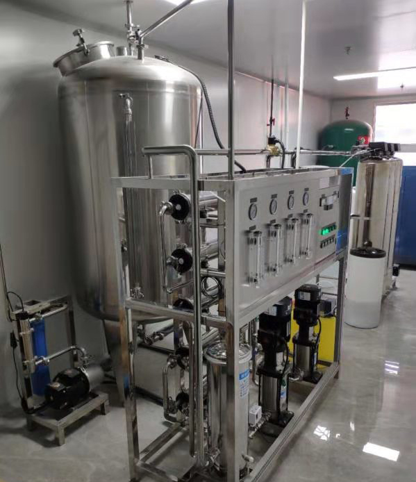 全不锈钢双级纯净水生产设备  小型纯净水净化设备  纯净水净化设备